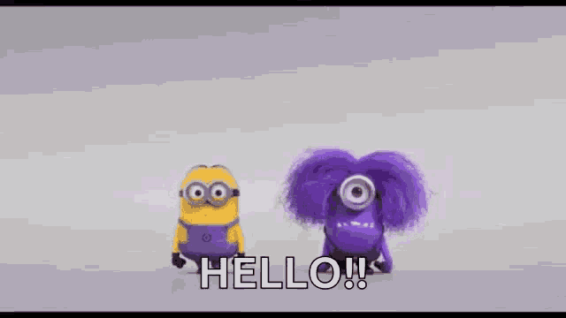 Minions Purple Gif GIF