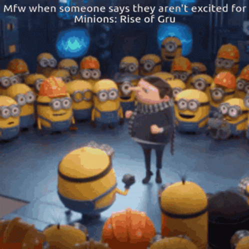 Minions React To Not Being Excited GIF