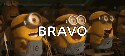 Minions Standing Next To Each Other GIF