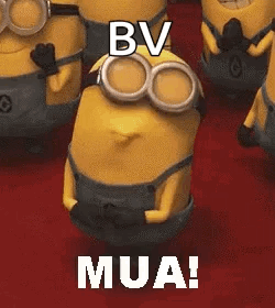 Minions Standing On Red Carpet With Goggles GIF