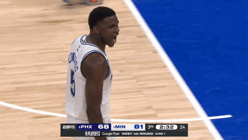 Minnesota Timber Wolves Anthony Edwards GIF
