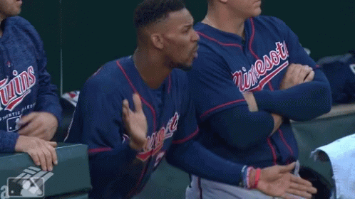 Minnesota Twins Baseball Players Applauding GIF