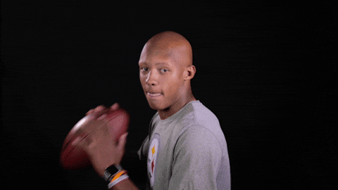 Minnesota Vikings Joshua Dobbs Holding Football GIF