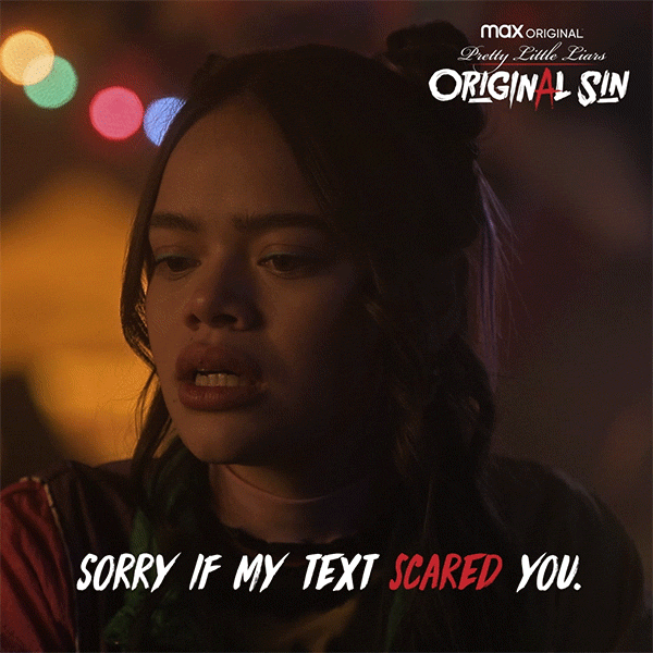 Minnie Honrada Sorry My Text Message Scared You GIF