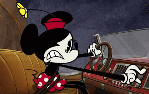 Minnie Mouse Air Conditioning GIF