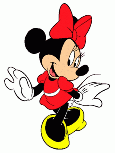 Minnie Mouse Happily Dancing GIF