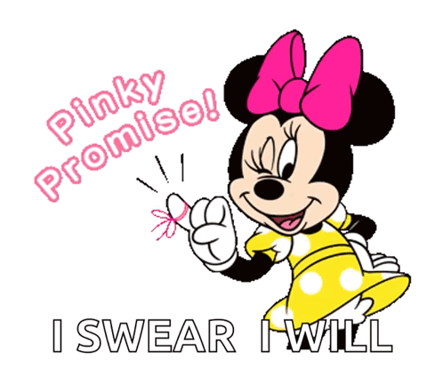 Minnie Mouse Pinky Promise