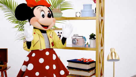Minnie Mouse Showing Off Excitement GIF