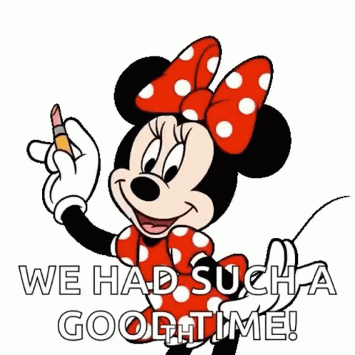 Minnie Mouse Thank You For Your Time GIF