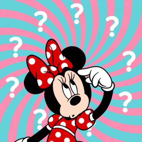 Minnie Mouse Thinking GIF