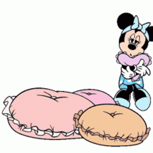 Minnie Mouse Wanting To Sleep GIF
