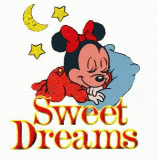 Minnie Mouse Wishing You Sweet Dreams GIF