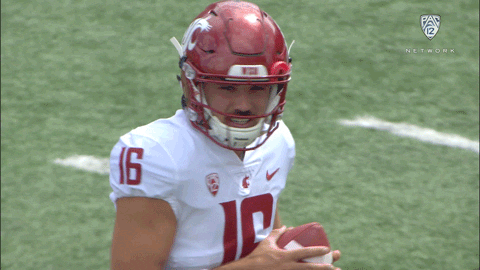 Minshew Bumping Head With Colleague GIF