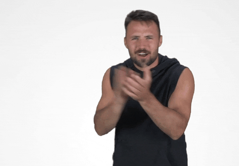 Minshew Clapping His Hands GIF