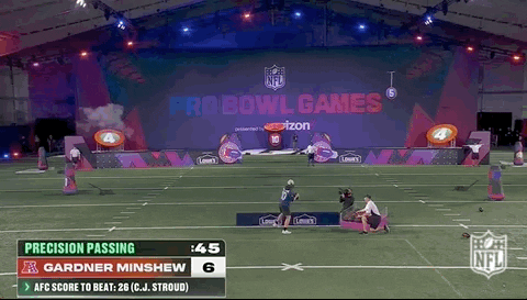 Minshew In Pro Bowl Games GIF