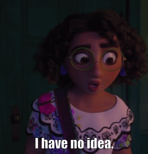 Mirabel No Idea GIF