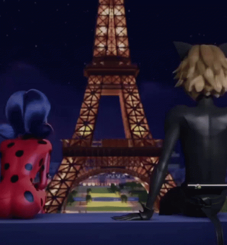 Miraculous Ladybug Eiffel Tower GIF