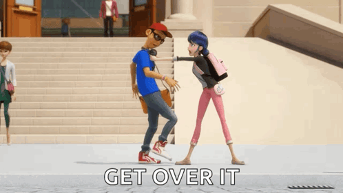 Miraculous Ladybug Get Over It GIF