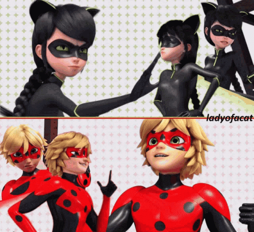 Miraculous Tale Mrbug And Ladynoir GIF