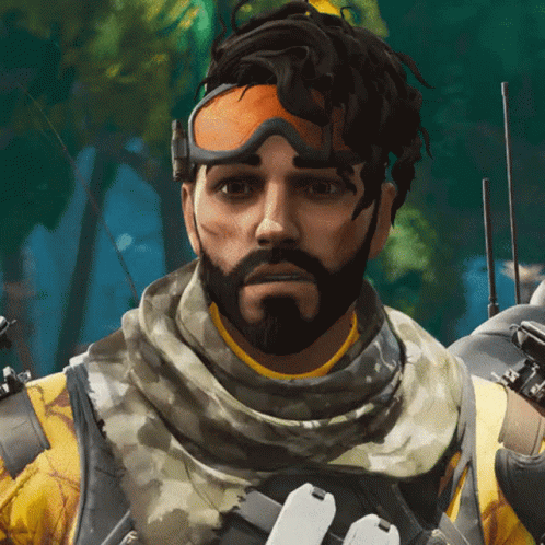 Mirage Fixing Scarf Apex Legends GIF