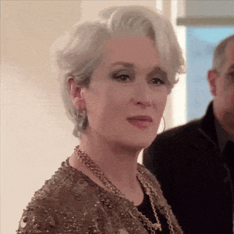 Miranda Priestly Meryl Streep Gif GIF