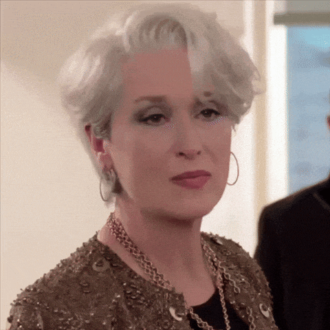 Miranda Priestly Meryl Streep Gif GIF