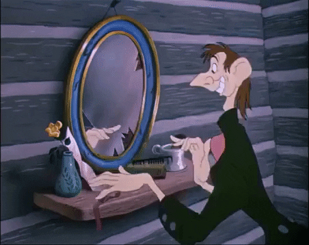 Ichabod Crane In The Mirror GIF