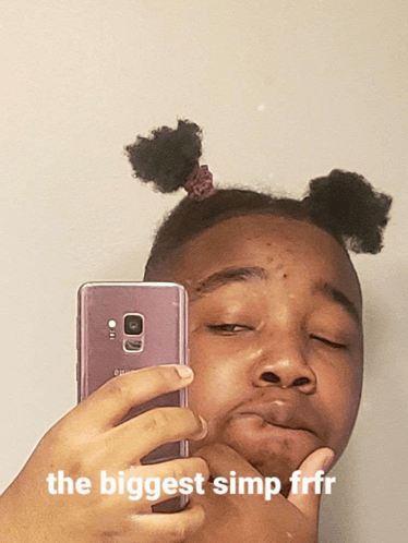 Mirror Selfie Of Simp GIF
