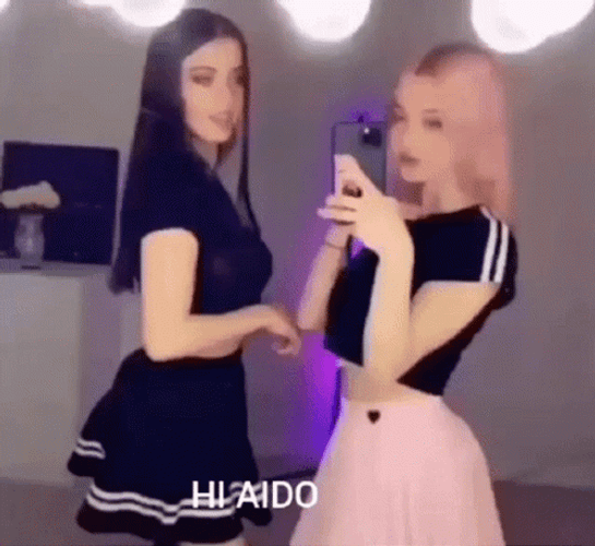 Mirror Zero Two Dance Cosplayers GIF