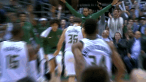 Mirza Teletovic Approaching Milwaukee Bucks Team GIF