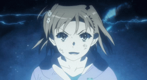 Misaka Mikoto Creating Sand Iron Golem GIF