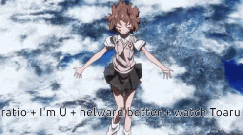 Misaka Mikoto Railgun Electricity Power GIF