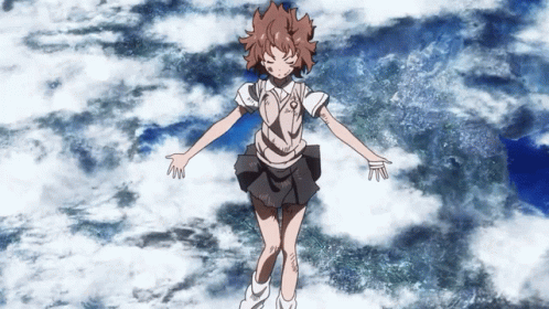 Misaka Mikoto Space Railgun GIF