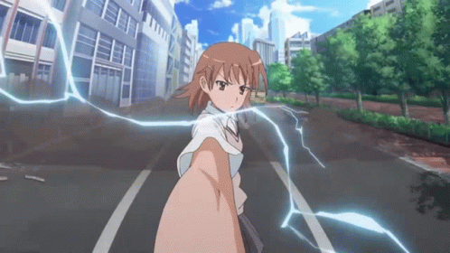 Misaka Mikoto Super Power GIF