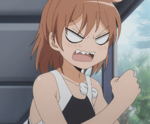 Misaka Mikoto Talking Angrily GIF