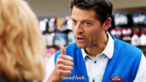 Misha Collins Good Luck Meme GIF