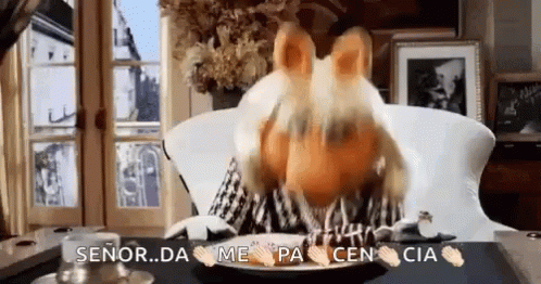 Miss Piggy Bang Head On Desk GIF