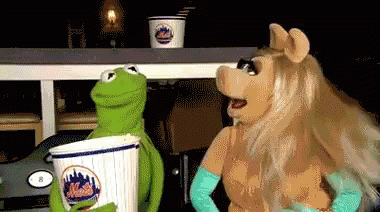 Miss Piggy Crazy Kermit Kiss Cam GIF