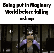 Miss Piggy in Jail Cell