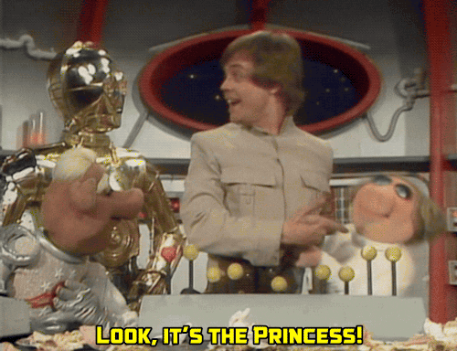 Miss Piggy In Spaceship GIF