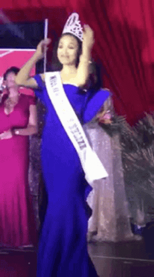 Miss Universe Belize Crown GIF