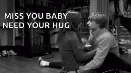 Miss You Baby Need You Romantic Hug GIF