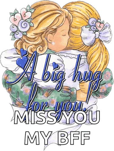 Miss You BFF Card