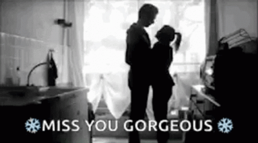 Miss You Gorgeous Lifting Kiss Hugs GIF