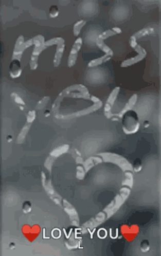 Miss You Heart Drawing