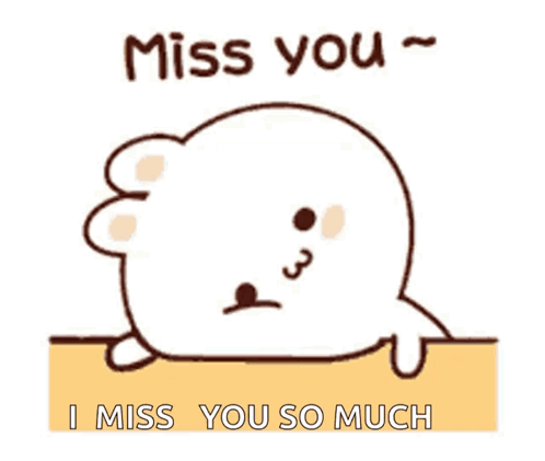 Miss You I Miss You So Much Cute Sad Bunny GIF