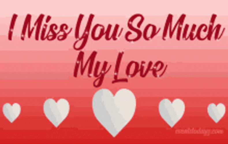 Miss You My Romantic Love GIF