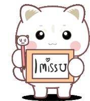 Miss You Sticker GIF