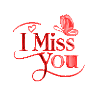 Miss You Sticker GIF