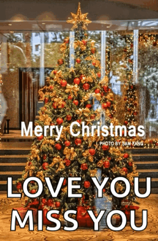 Missing Loving You Christmas Card GIF